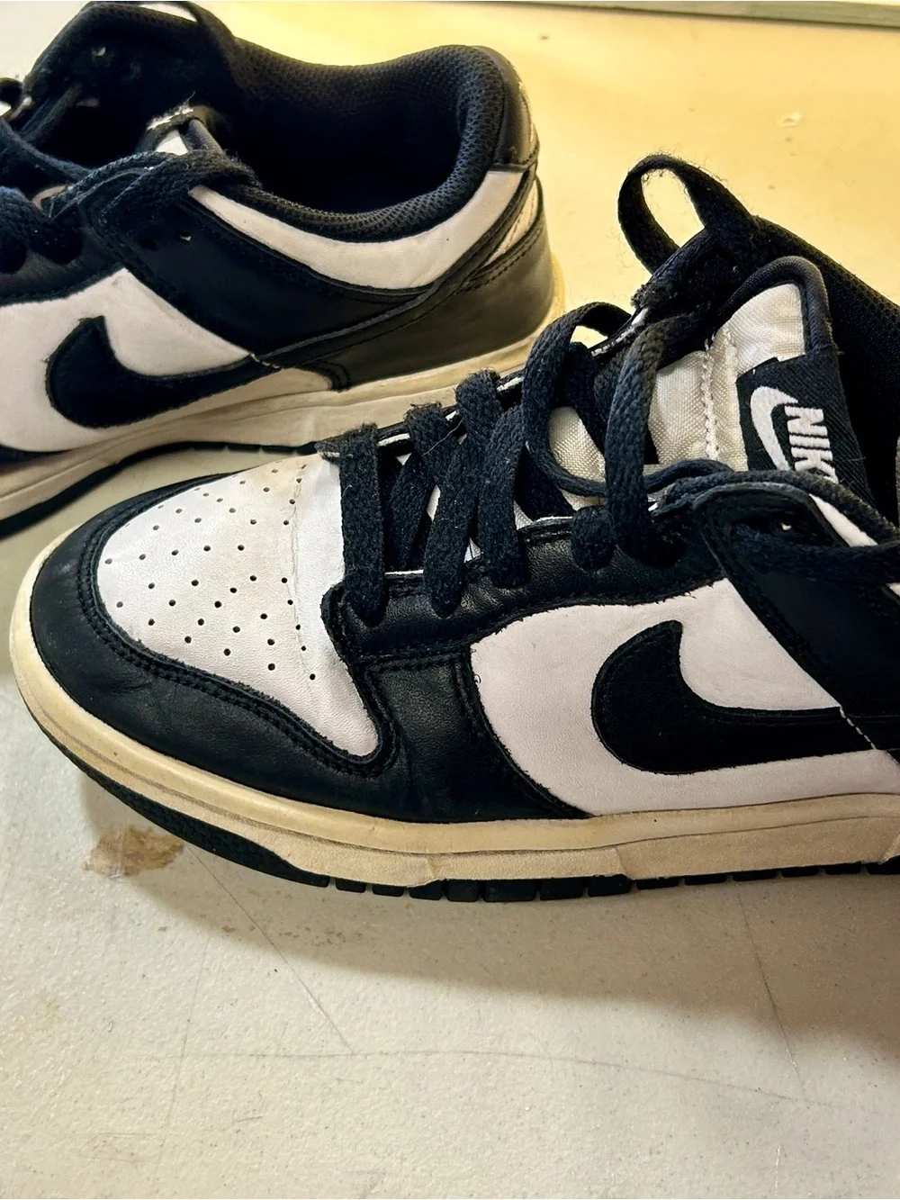 Nike Black and White Low-Top Sneakers